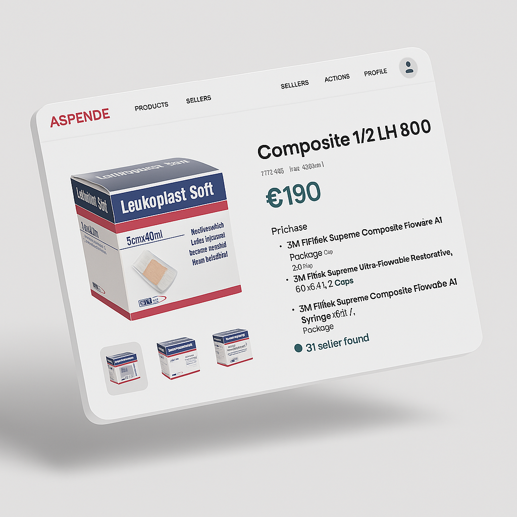 Aspende: Medical Products Price Comparison case study - Built a comprehensive platform that gathers pricing data from all online medical